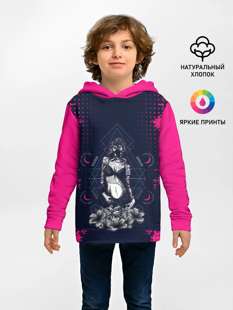 Детское худи / ДЕВУШКА С ТАТУ | ПОСТАПОКАЛИПСИС