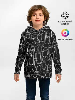 Детское худи / Стеклянный бармен