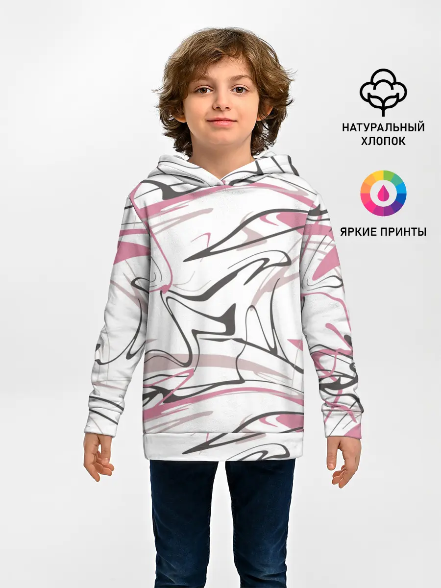 Детское худи / Хаотичные линии