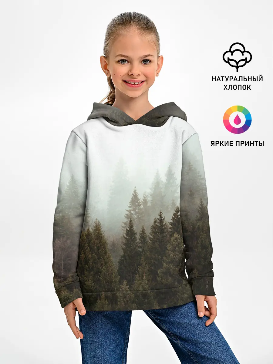 Детское худи / Деревья