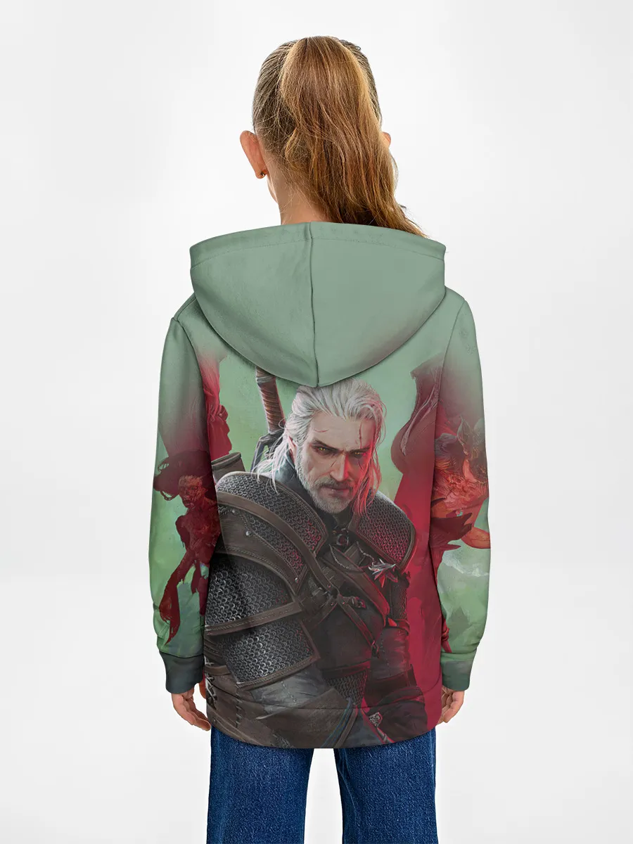 Детское худи / ВЕДЬМАК | THE WITCHER | ГЕРАЛЬТ С МЕЧОМ