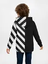 Детское худи / Черно-Белые Полосы