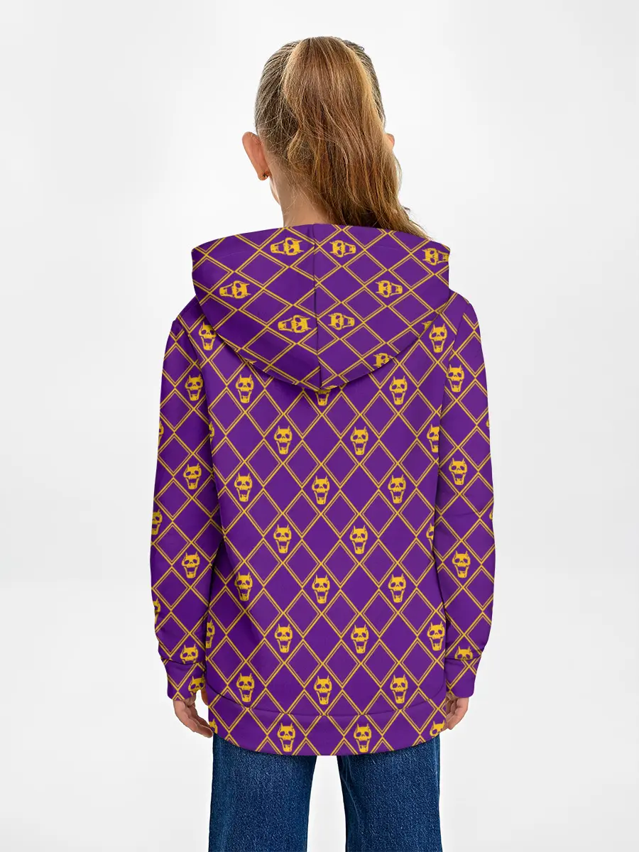 Детское худи / KILLER QUEEN розовый паттерн