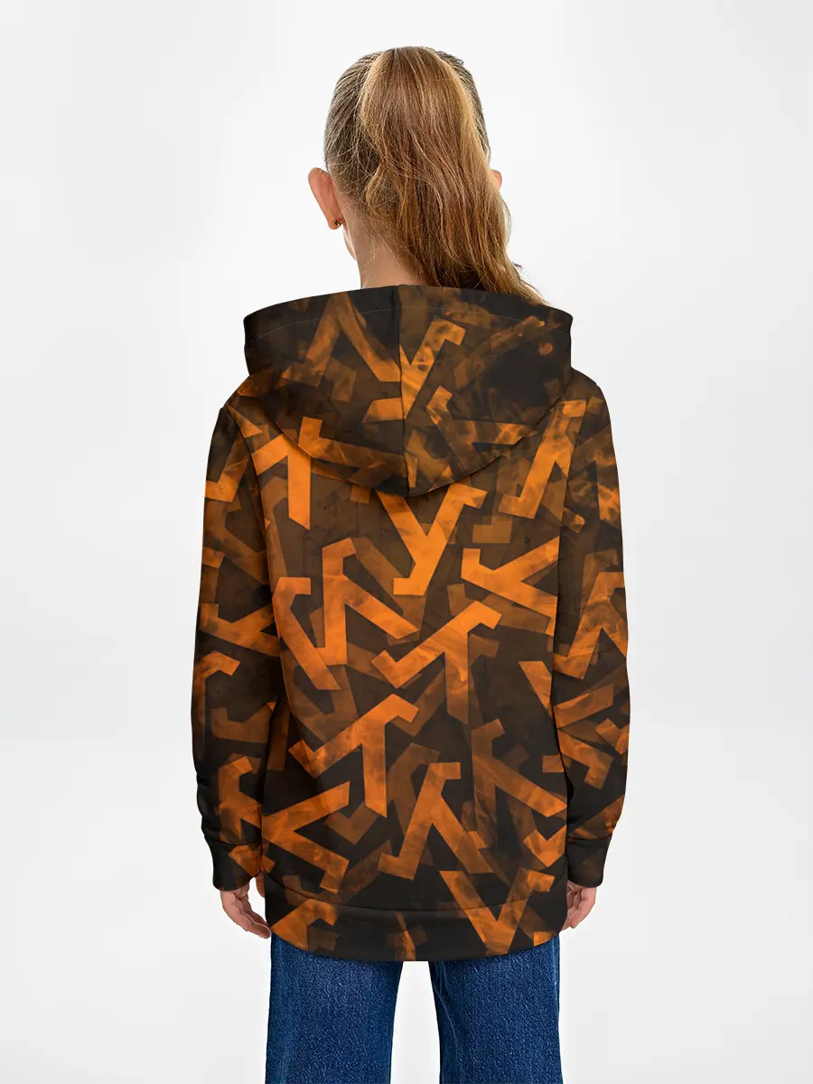 Детское худи / ЛОГО КНОПКА | HALF-LIFE