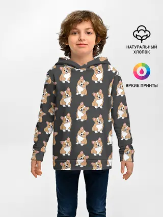 Детское худи / Корги малыши