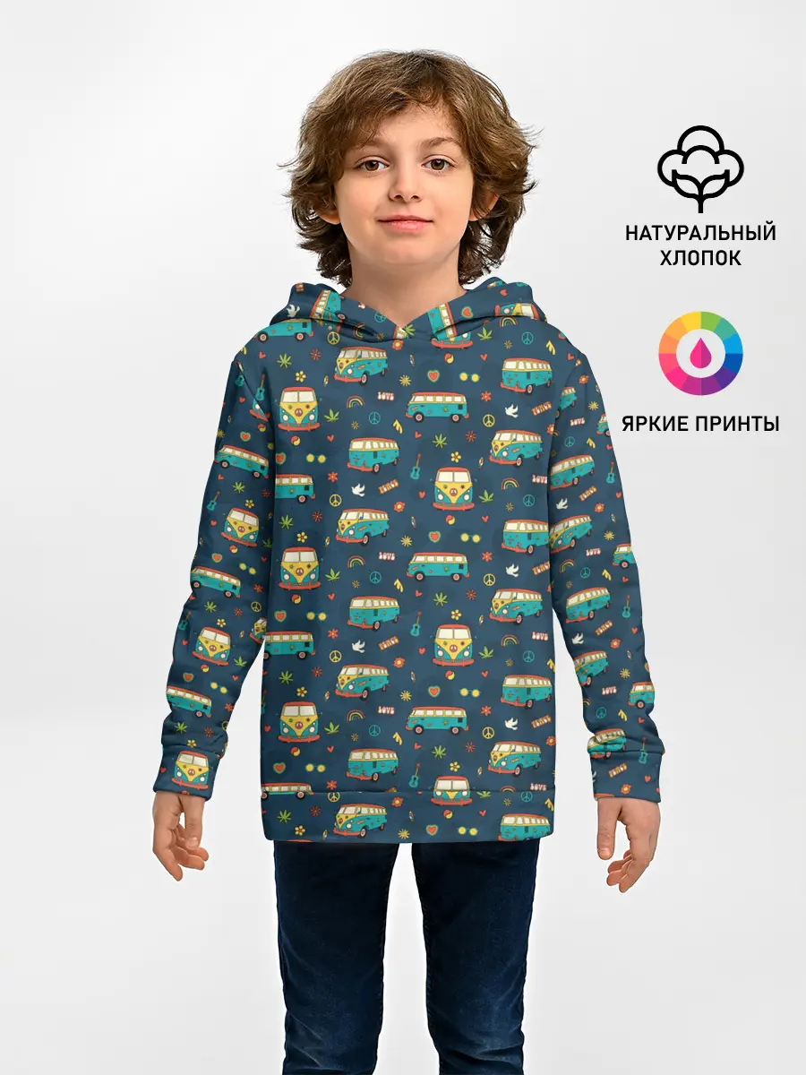 Детское худи / Фургоны хиппи
