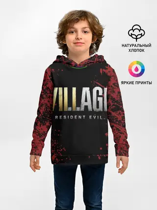 Детское худи / Resident Evil Village логотип