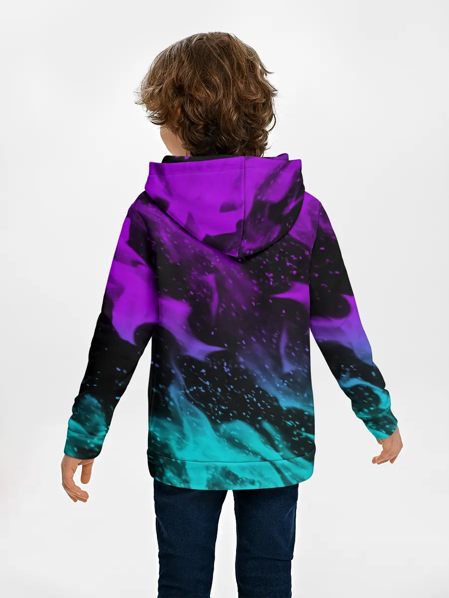 Детское худи / НЕОНОВЫЙ ОГОНЬ