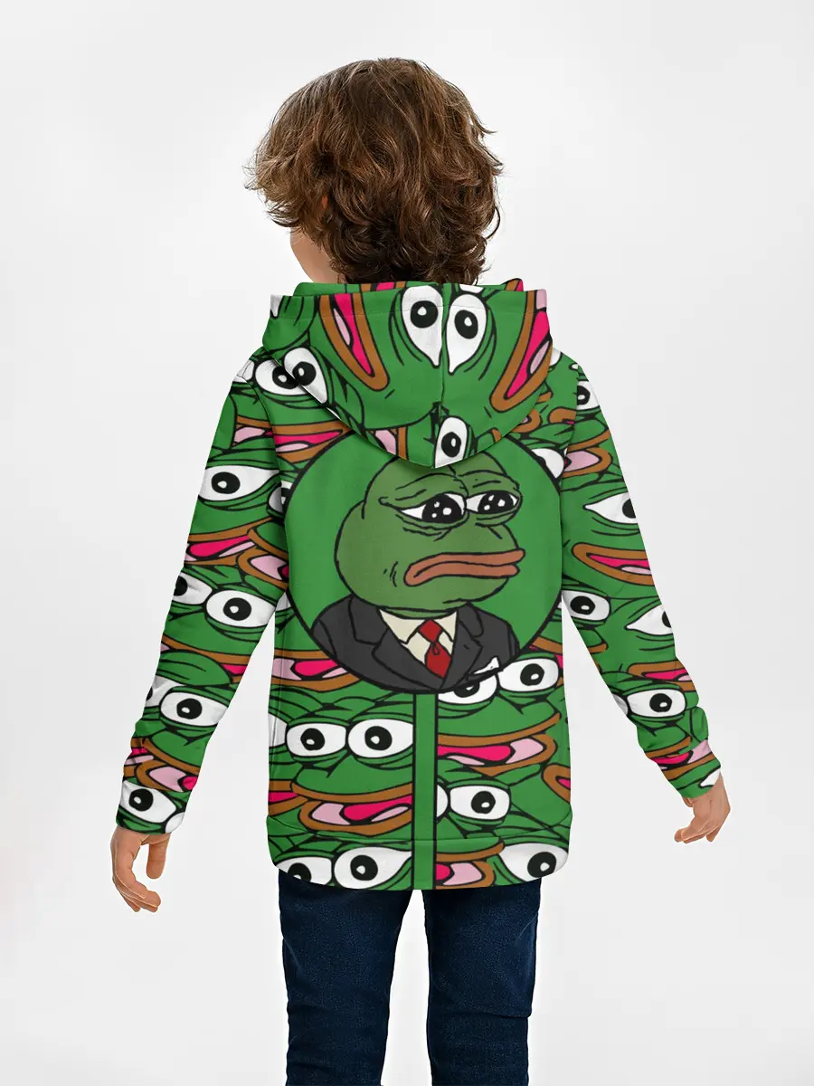 Детское худи / Good / Sad frog