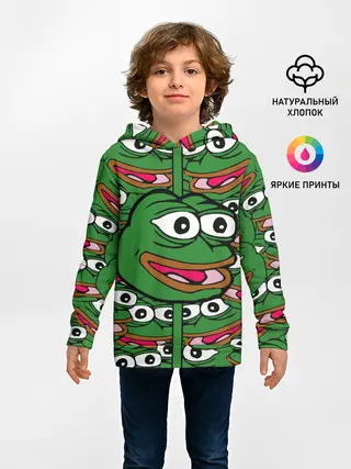 Детское худи / Good / Sad frog