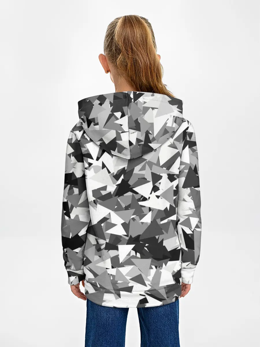 Детское худи / Городской серый камуфляж