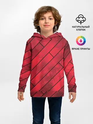 Детское худи / Red Boards Texture