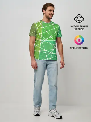 Мужская базовая футболка / Абстракция камень