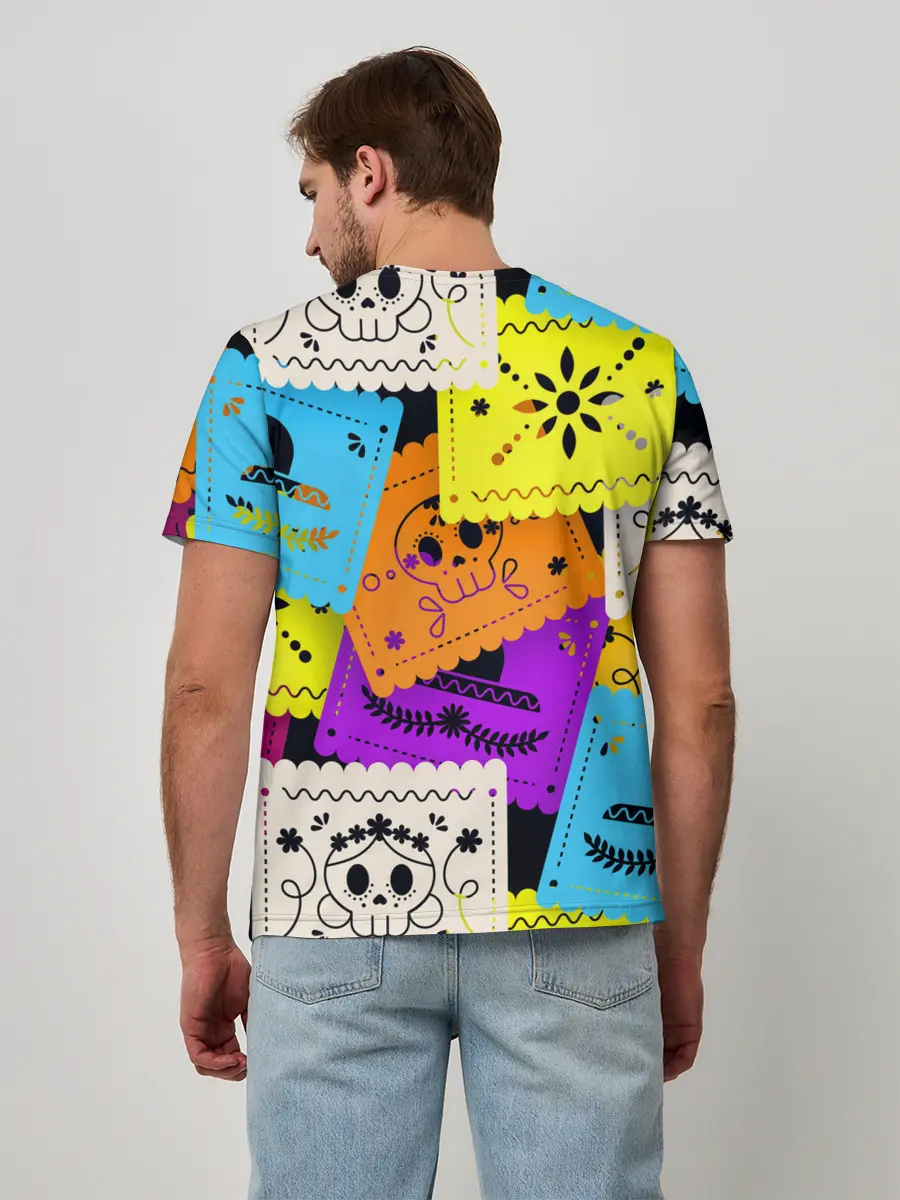 Мужская базовая футболка / Color pattern