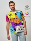 Мужская базовая футболка / Color pattern
