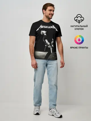 Мужская базовая футболка / Metallica