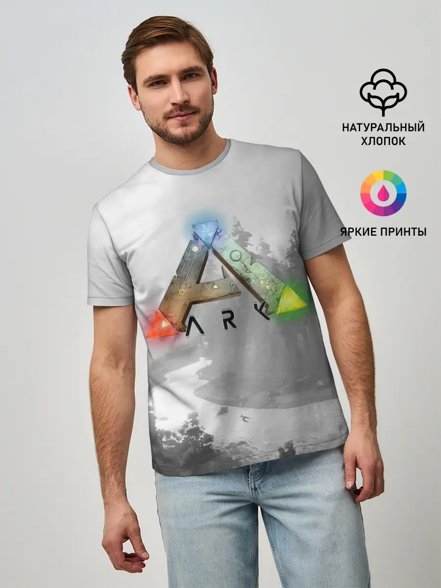 Мужская базовая футболка / Ark Survival Evolved