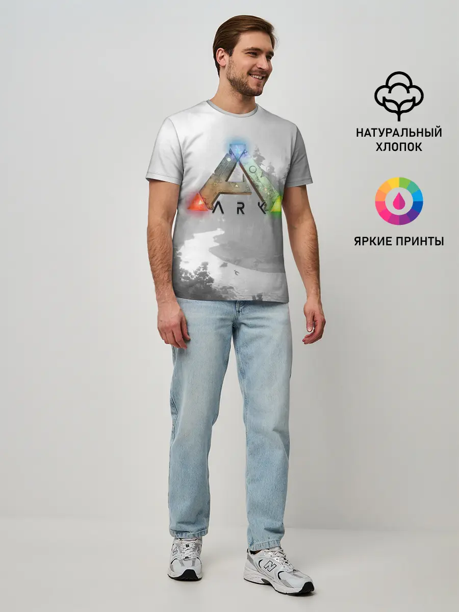 Мужская базовая футболка / Ark Survival Evolved