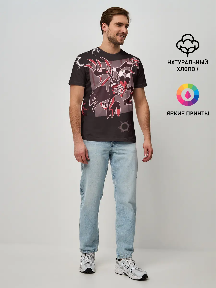 Мужская базовая футболка / Отель хазбин