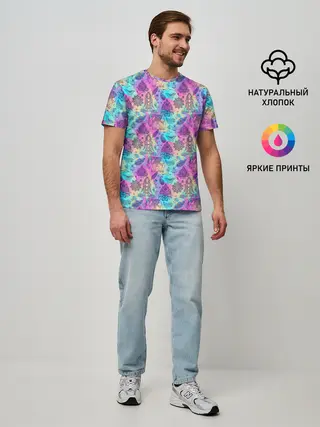 Мужская базовая футболка / Медитация