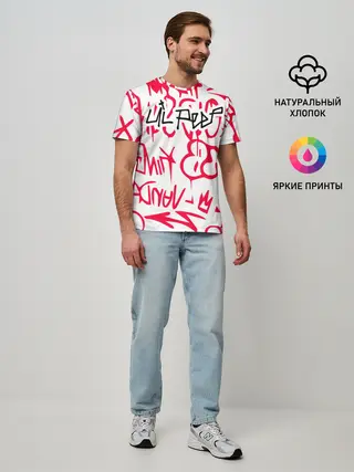 Мужская базовая футболка / Lil Peep