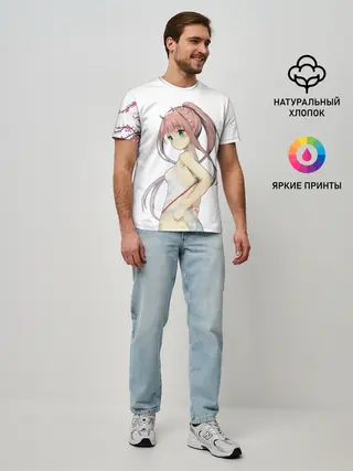 Мужская базовая футболка / Darling sakura
