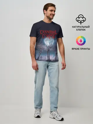 Мужская базовая футболка / Cannibal Corpse | Труп Каннибала