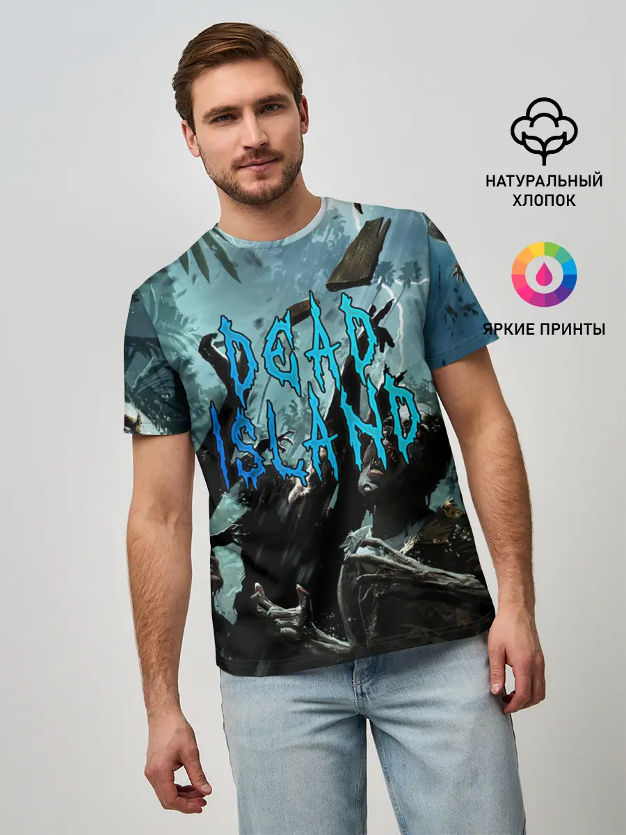 Мужская базовая футболка / Толпа зомби