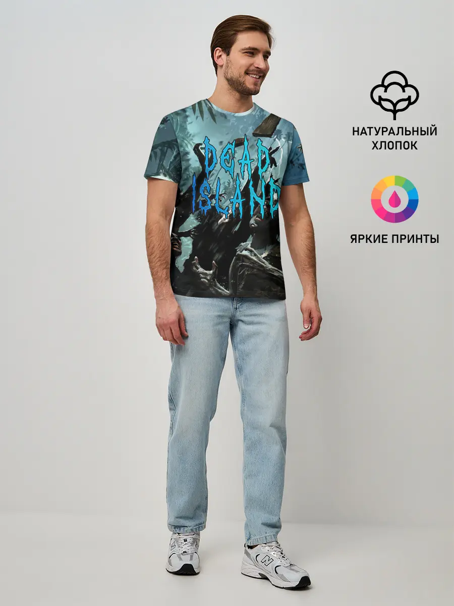 Мужская базовая футболка / Толпа зомби