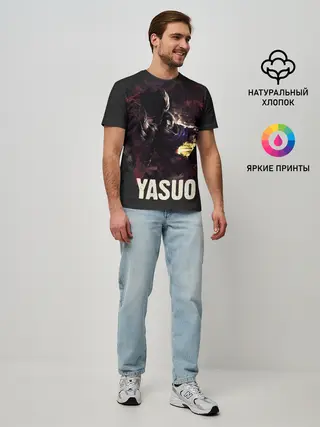Мужская базовая футболка / Yasuo