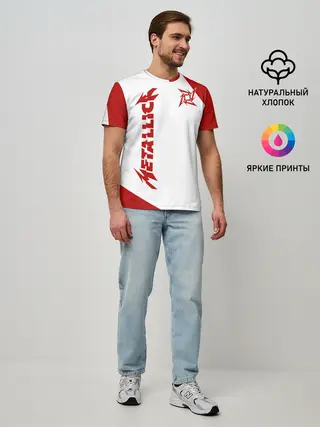 Мужская базовая футболка / Metallica