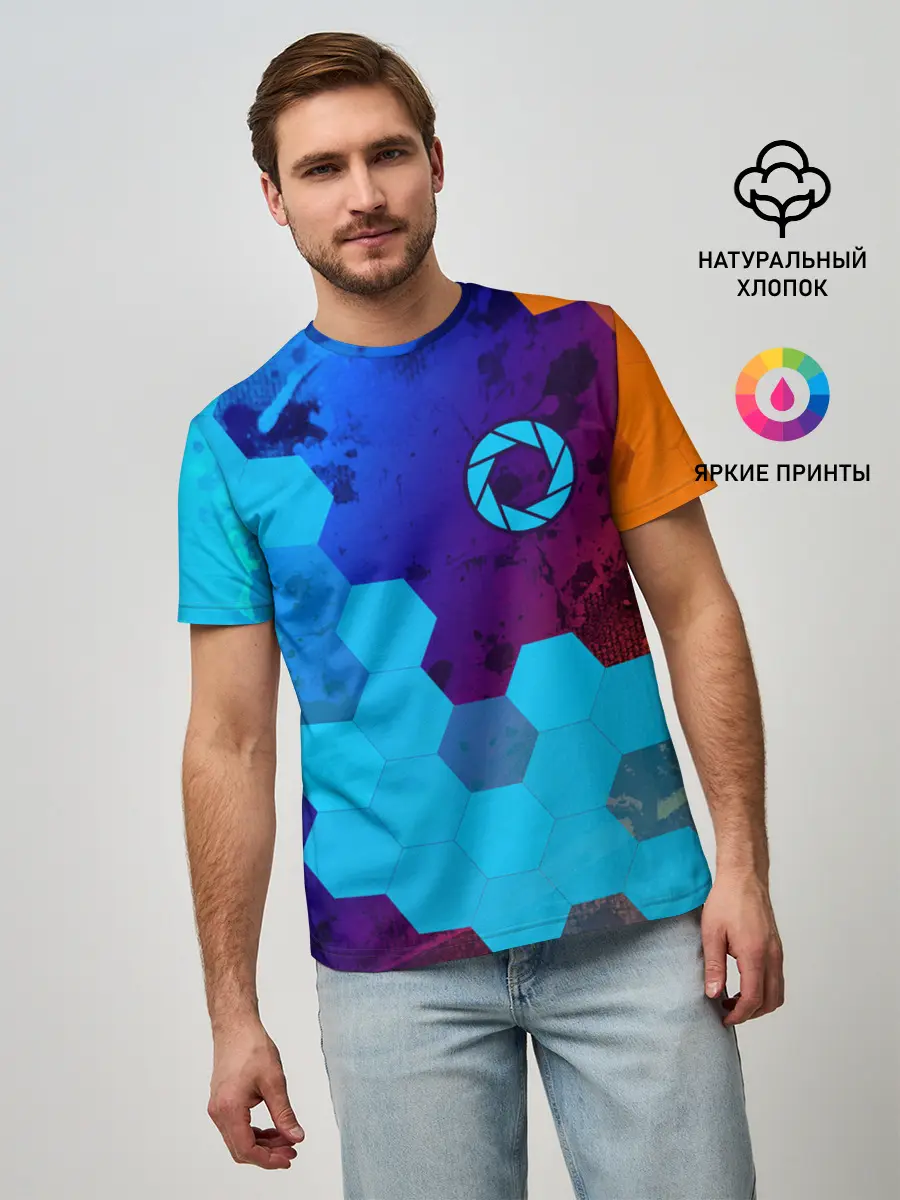 Мужская базовая футболка / PORTAL / ПОРТАЛ