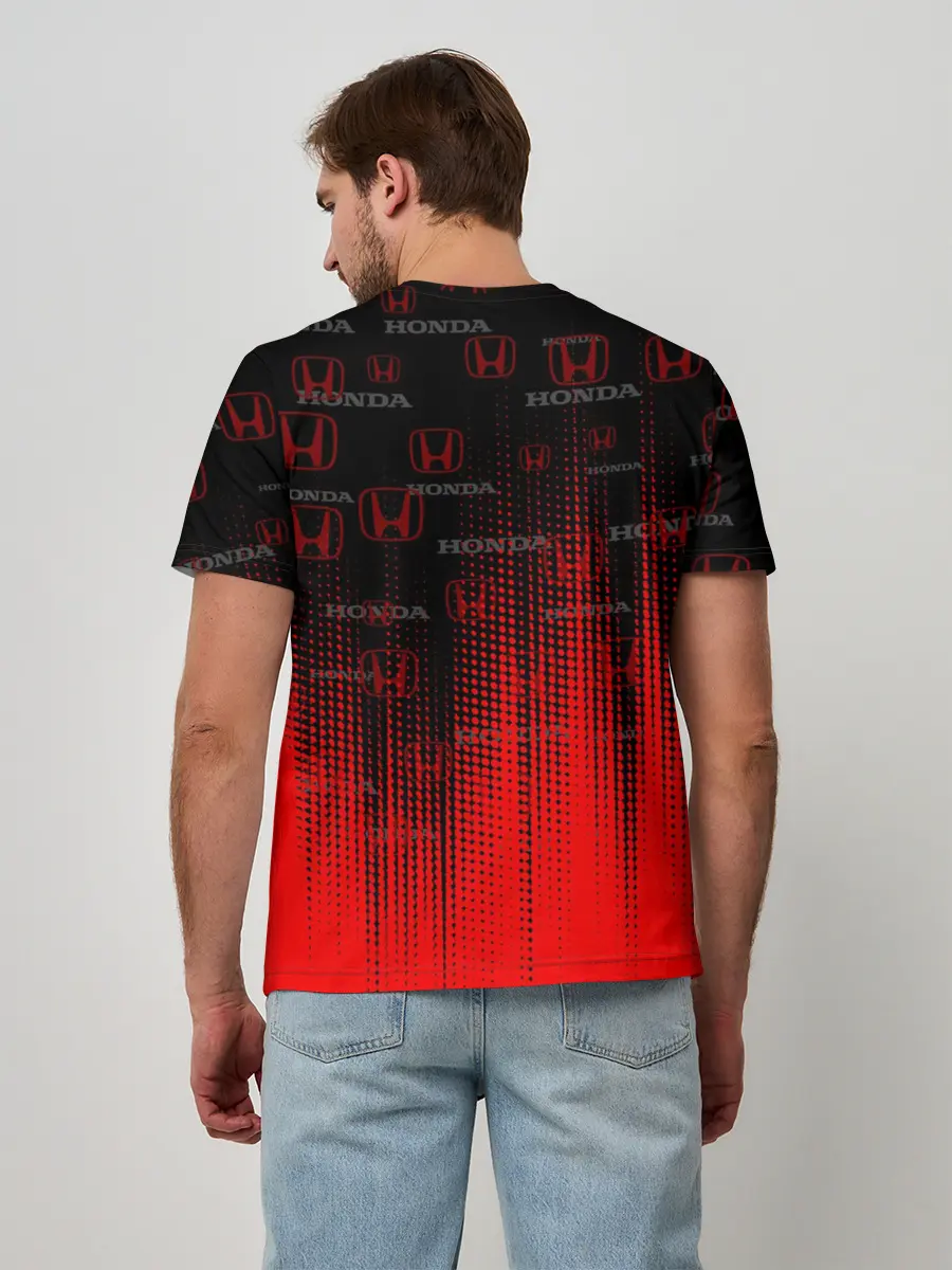 Мужская базовая футболка / HONDA
