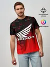 Мужская базовая футболка / HONDA