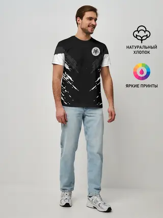 Мужская базовая футболка / LEICESTER CITY 2018 SPORT