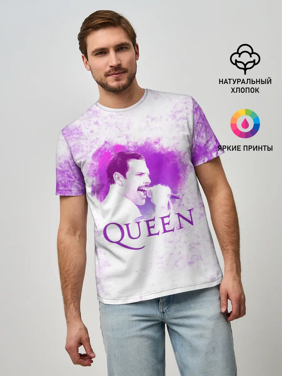 Мужская базовая футболка / Freddie Mercury | Queen