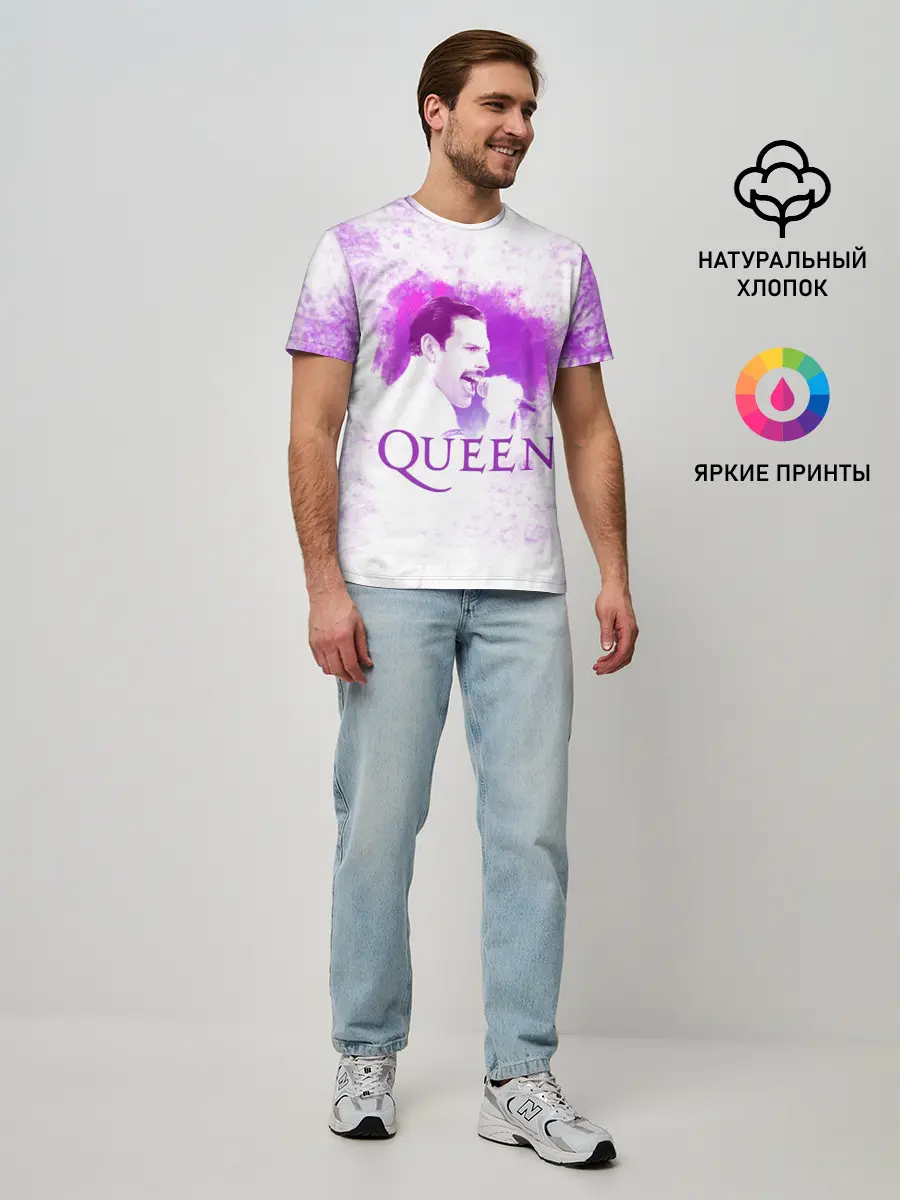 Мужская базовая футболка / Freddie Mercury | Queen