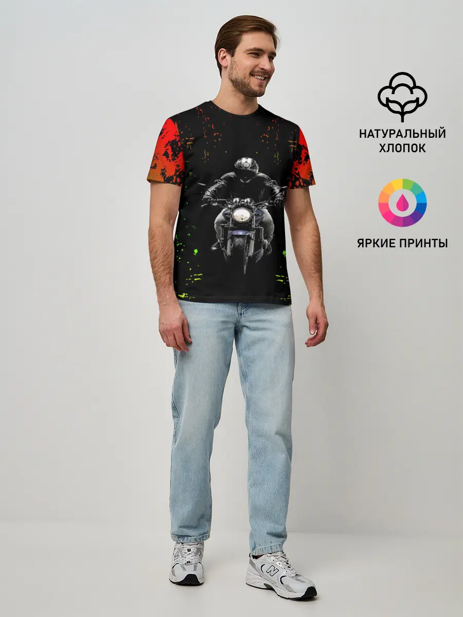 Мужская базовая футболка / МОТОЦИКЛЫ