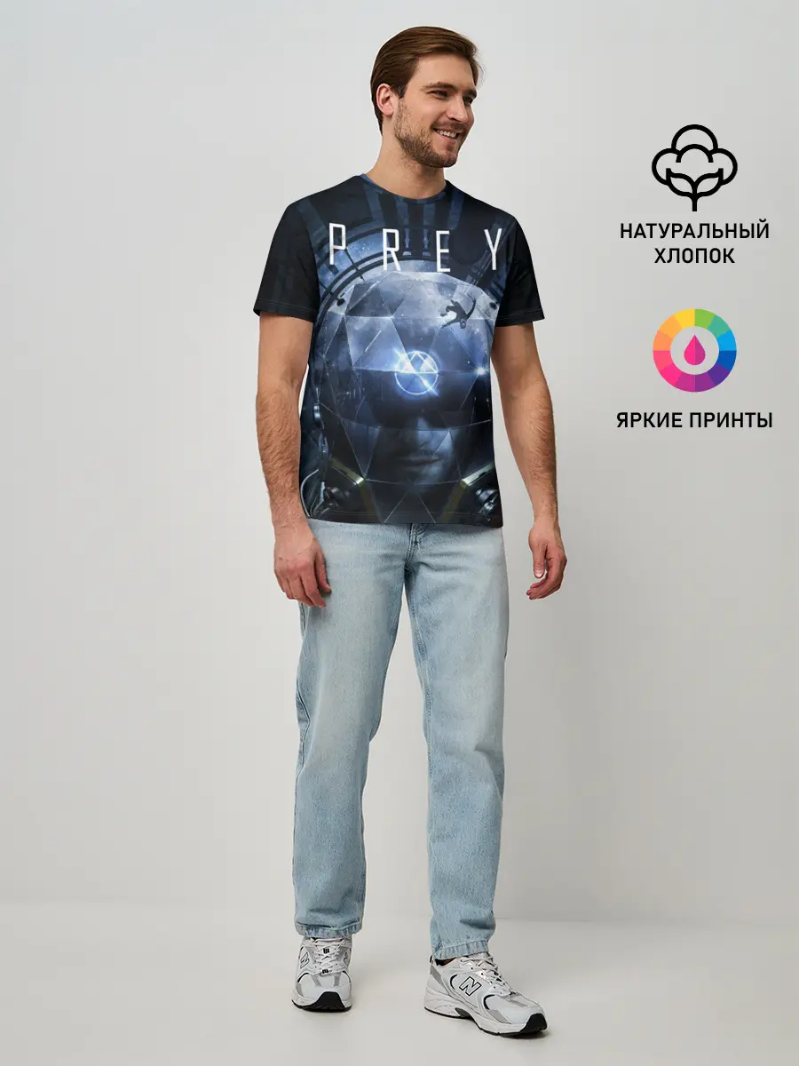 Мужская базовая футболка / Prey Морган Ю