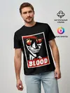 Мужская базовая футболка / Алукард Blood
