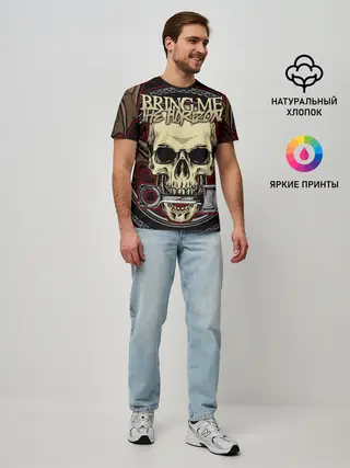 Мужская базовая футболка / Bring Me the Horizon
