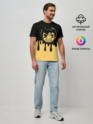 Мужская базовая футболка / Bendy And The Ink Machine