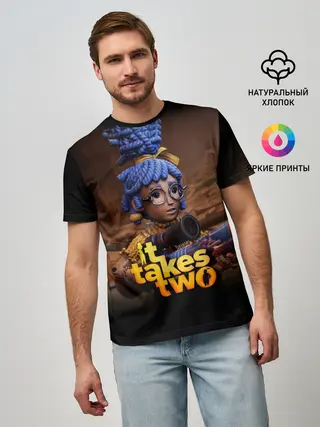 Мужская базовая футболка / It Takes Two | Мэй