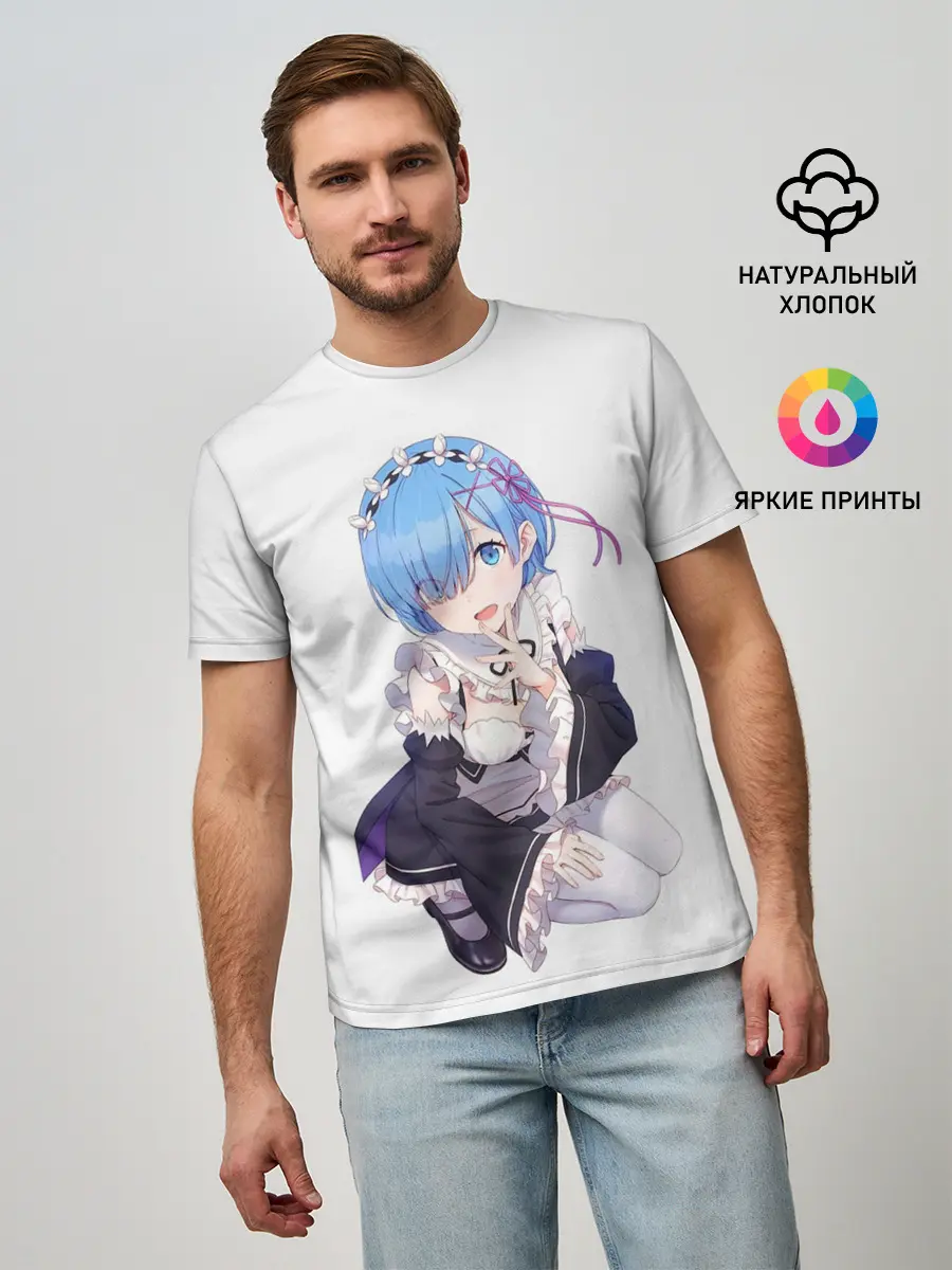 Мужская базовая футболка / Re:Zero