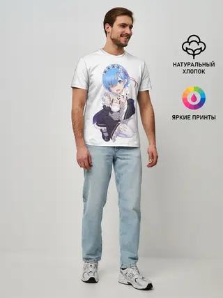 Мужская базовая футболка / Re:Zero