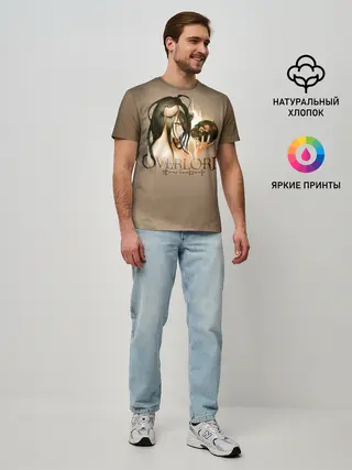 Мужская базовая футболка / Overlord Albedo