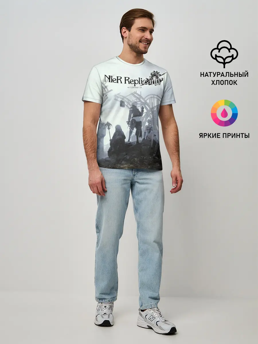 Мужская базовая футболка / NieR Replicant