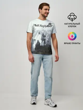 Мужская базовая футболка / NieR Replicant