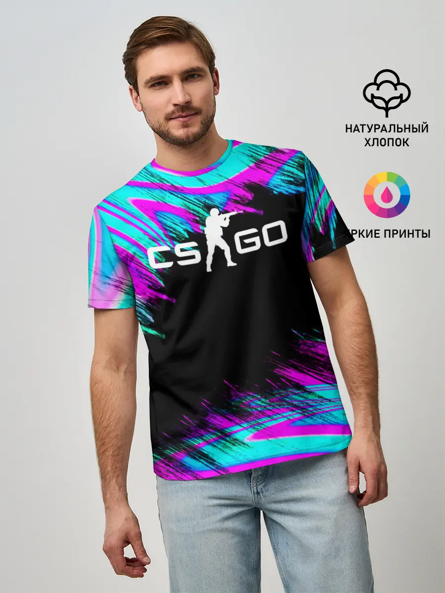Мужская базовая футболка / CS GO