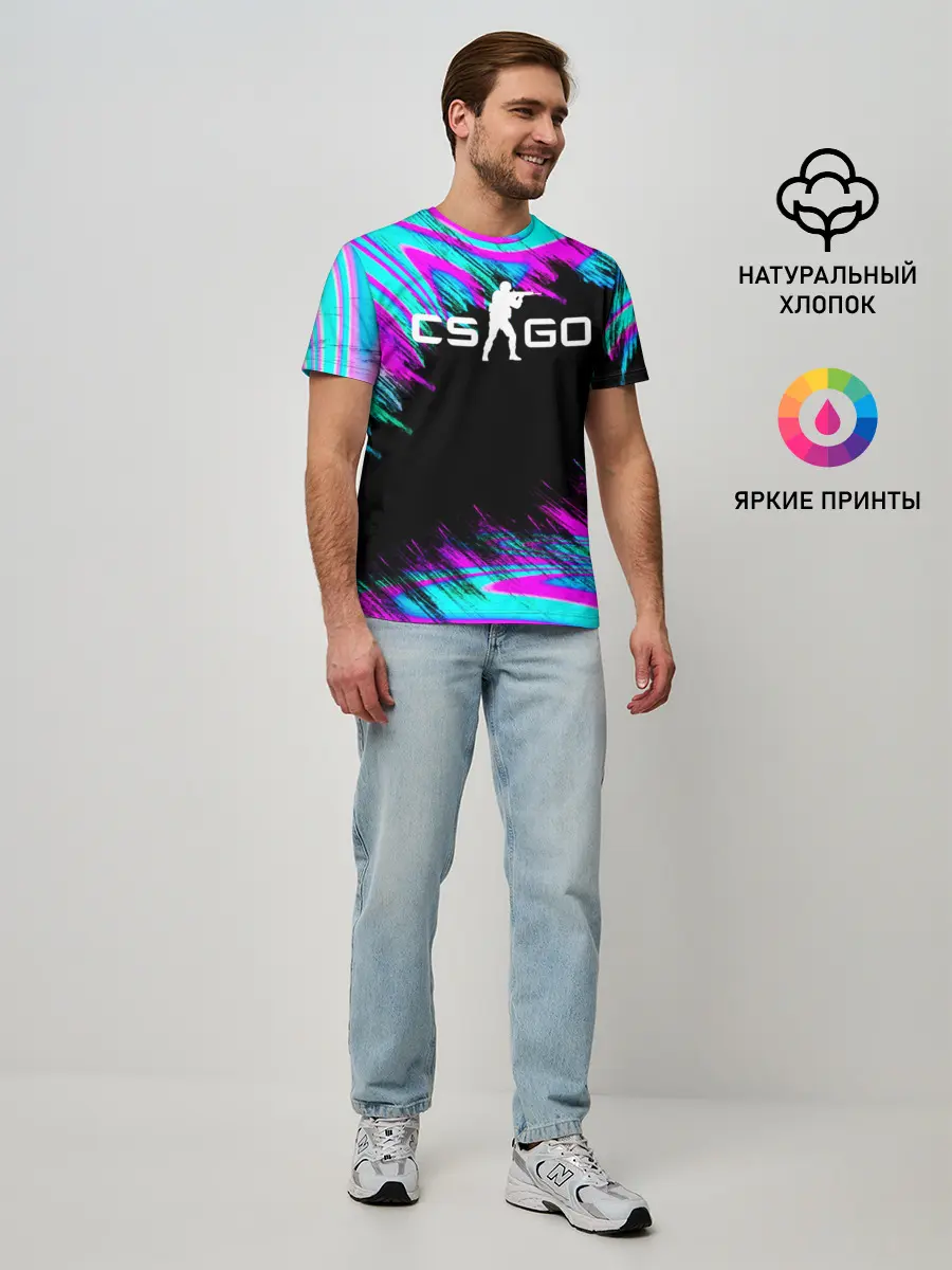 Мужская базовая футболка / CS GO